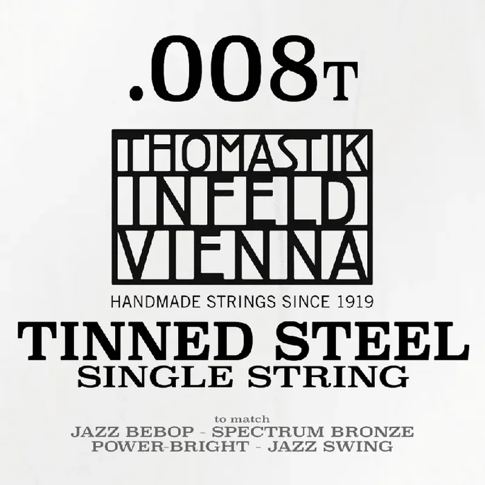 Thomastik-Infeld P08T Tin-Plated Steel Single String .008
