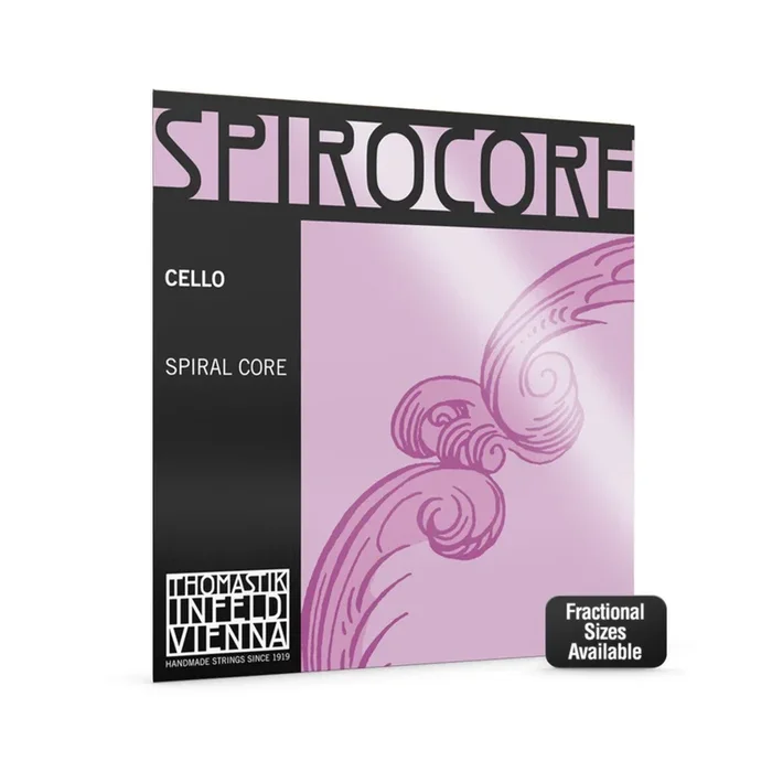 Thomastik S786 Spirocore Cello D String 1/2 Size Medium Gauge Chrome Wound