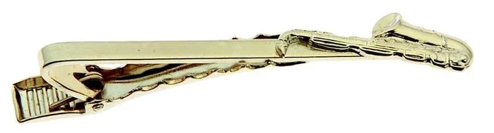 Tie Bar Saxophone 18Kt Gold Ep