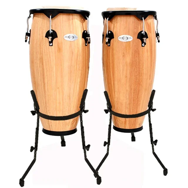 Toca 10 & 11″ Synergy Series Wooden Conga Set in Natural