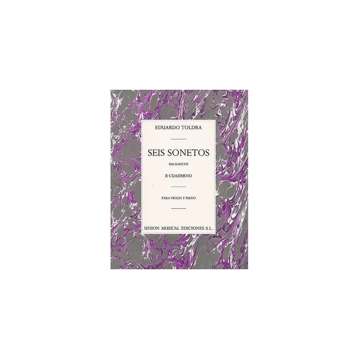 Toldra, Eduardo – Seis Sonetos Vol. II