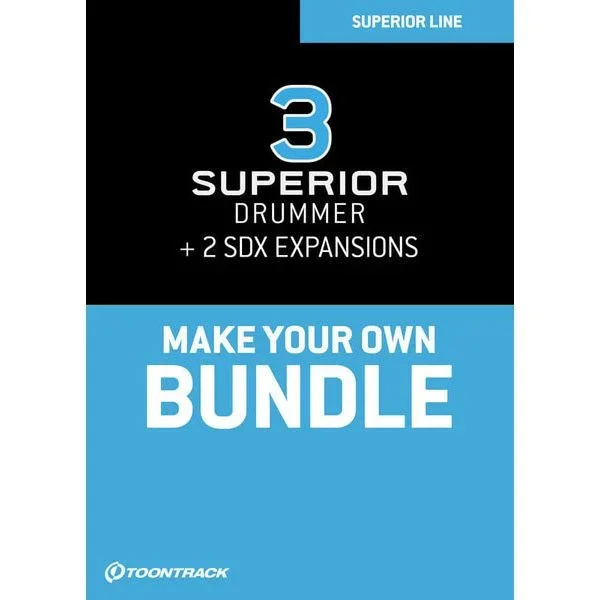 Toontrack Superior Drummer 3 Bundle