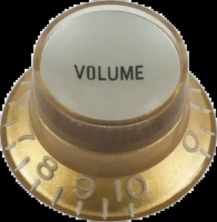 Top Hat Volume, Gold with Silver Cap, Gibson Style