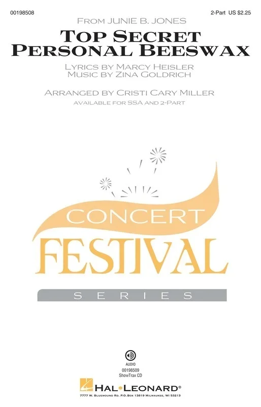 Top Secret Personal Beeswax 2 Part (Octavo)