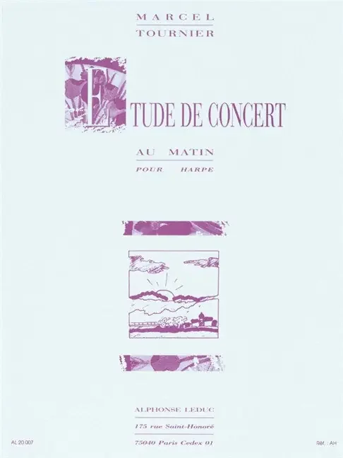 Tournier Au Matin – Etude de Concert for Harp