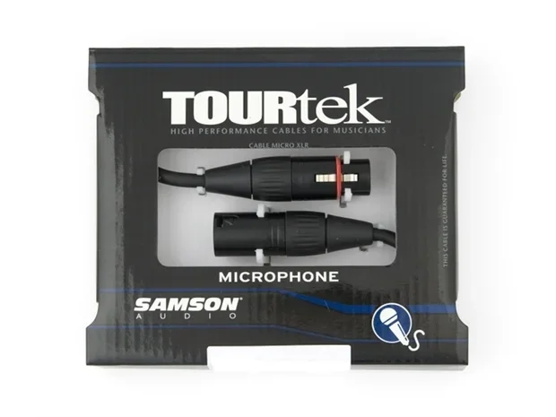 TourTek : TourTek 3′ XLR to XLR Microphone Cable (0.92m)