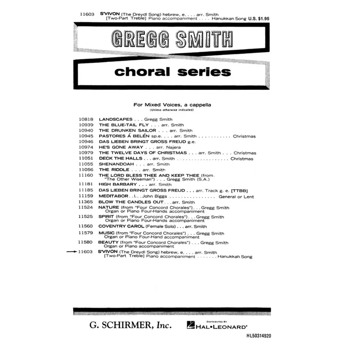 Traditional – S’vivon (The Dreydl Song)