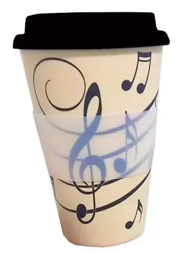 Travel Mug – Music Notes