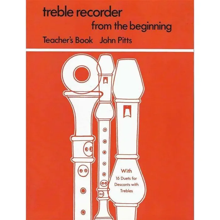Treble Recorder From The Beginning Teachers Book – Pitts