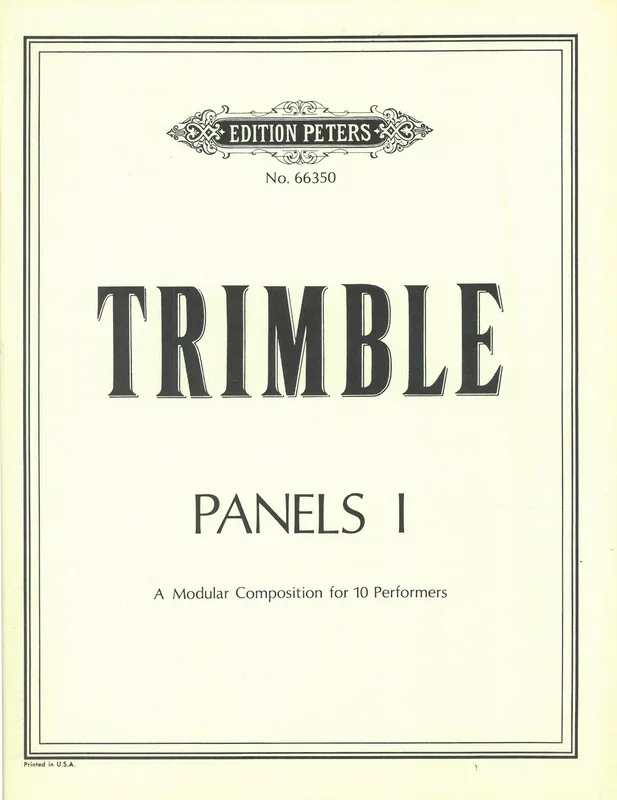 Trimble: Panels I