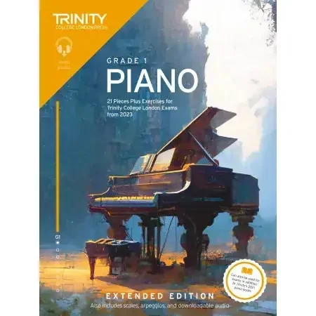 Trinity Piano from 2023. Grade 1 (extended ed)
