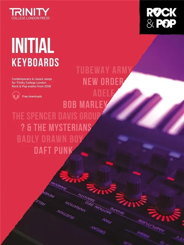 Trinity Rock & Pop 2018 Exam Book (for Keyboard)