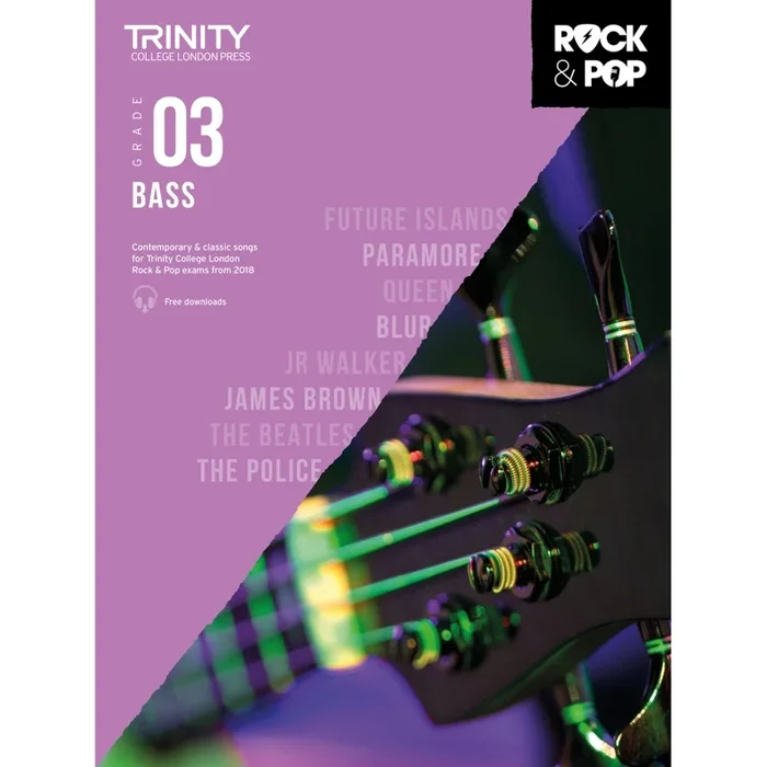 Trinity Rock & Pop Bass from 2018: Grade 3