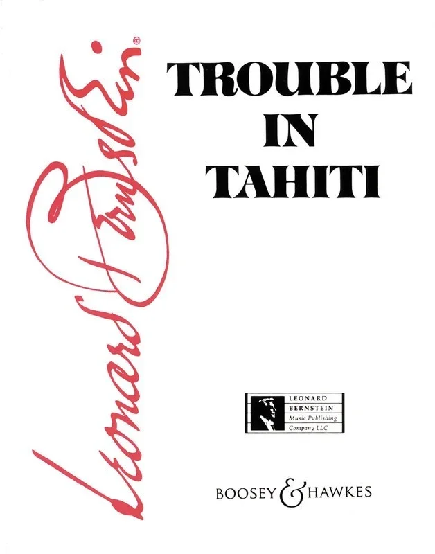 Trouble In Tahiti Voc Sc Book