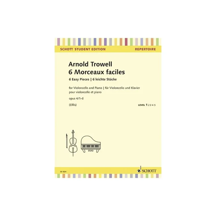 Trowell, Arnold – 6 Easy Concert Pieces op. 4/1-6