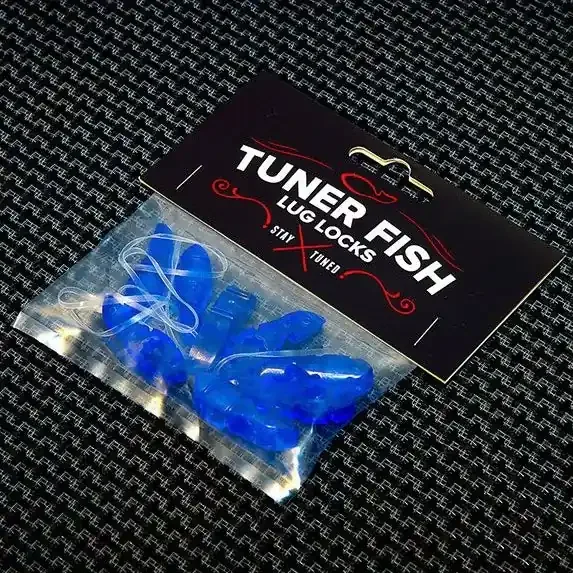 Tuner Fish Lug Locks Blue 8 Pack