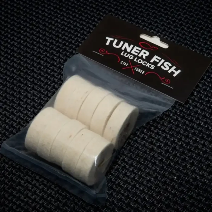 Tuner Fish Lug Locks Cymbal Felts 10pk, White