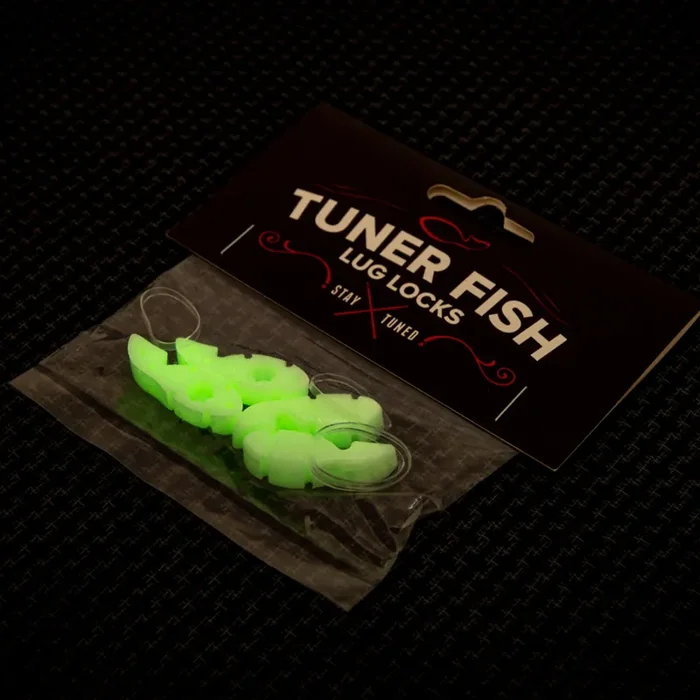 Tuner Fish Lug Locks GLOW IN THE DARK 4 Pack (LIMITED EDITION)