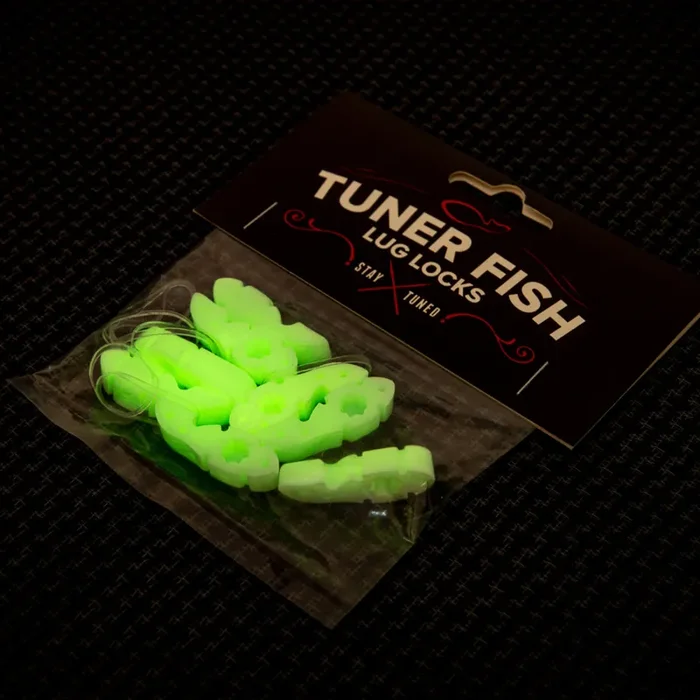 Tuner Fish Lug Locks GLOW IN THE DARK 8 Pack (LIMITED EDITION)