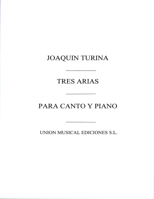 Turina: 3 Arias