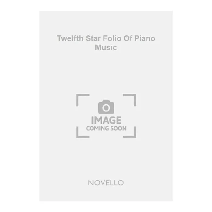 Twelfth Star Folio Of Piano Music