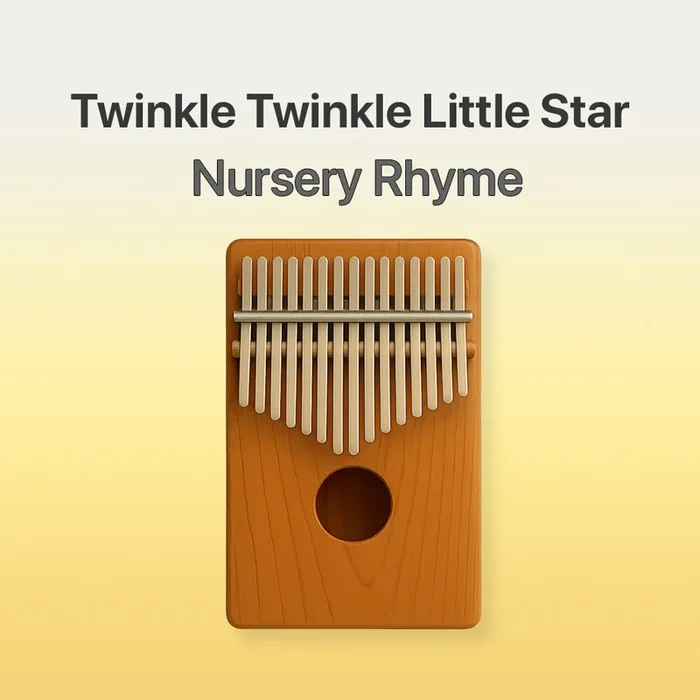 Twinkle Twinkle Little Star – 17 Note Kalimba tab
