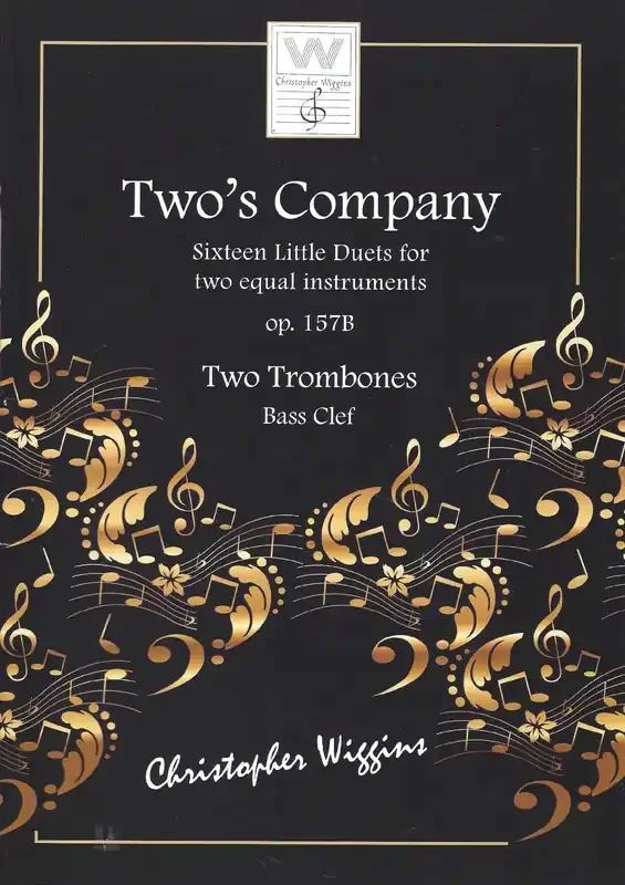 Two‘s Company – Two Trombones Bass Clef – 16 little duets for two equal instruments op. 157B