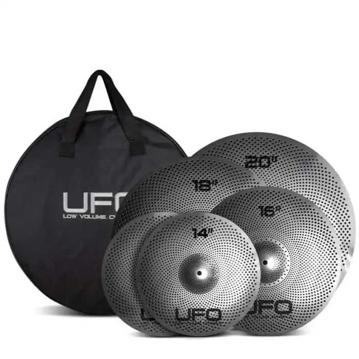 UFO Low Volume Cymbal Set – 14/16/18/20 Inc. Bag