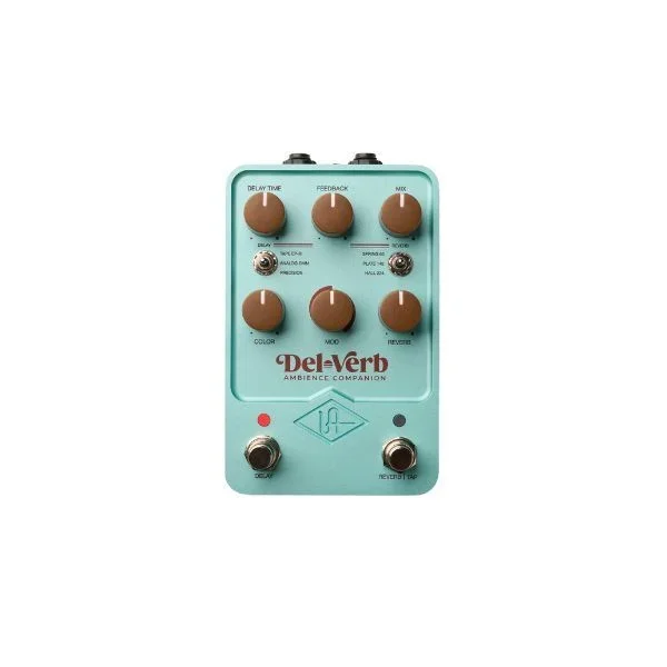 Universal Audio UAFX Del-Verb Delay Reverb Ambience Companion Effects Pedal