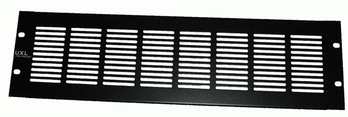 UXL 3Ru Rack Panel Vented Blank