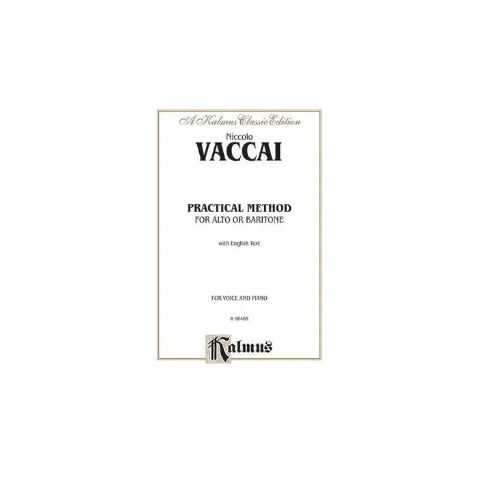 Vaccai, Nicola – Practical Italian Vocal Method (Marzials)