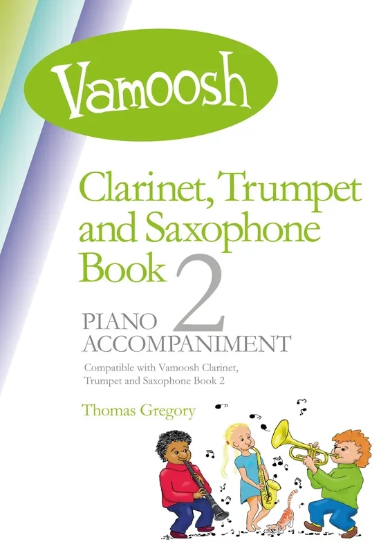 Vamoosh Trumpet, Clarinet & Sax Piano Accompaniment – Book 2