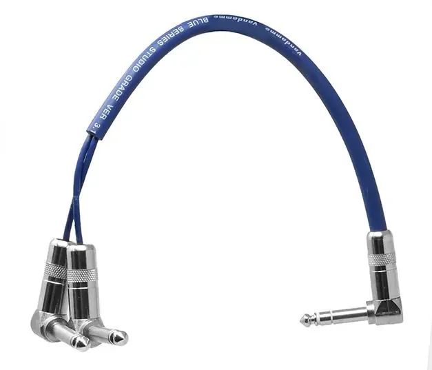 Van Damme TRS Cables, Stereo Blue Series Studio Grade with Switch Craft Plugs