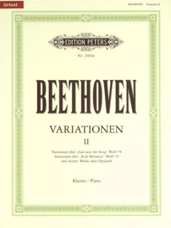 Variations Comp Book 2 Urtext (Softcover Book)