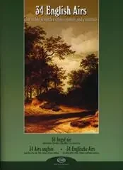 Various 34 English Airs for Treble Recorder and Continuo
