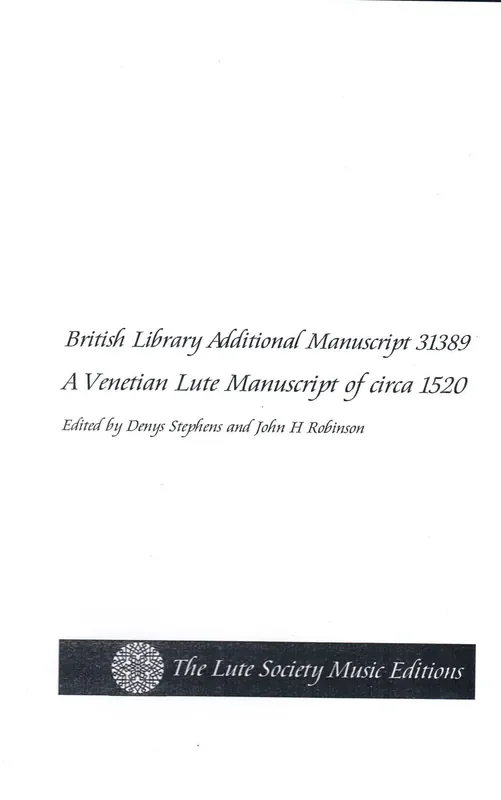 Various A Venetian Lute Manuscript of c. 1520