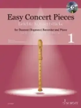Various Easy Concert Pieces Book 1 for Soprano Recorder & Keyboard/CD
