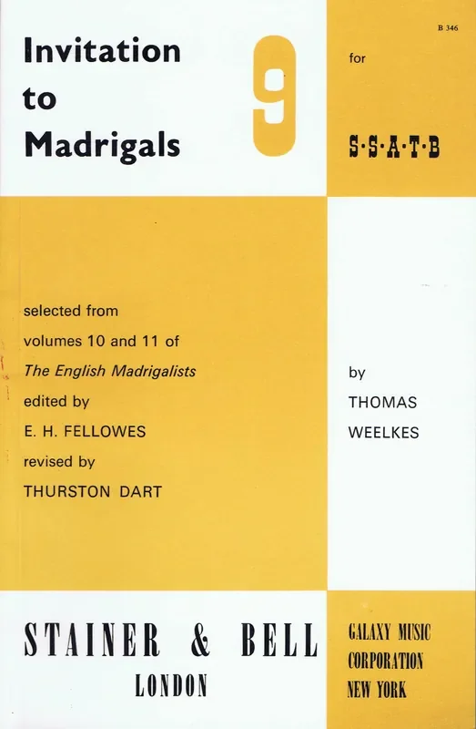 Various Invitation to Madrigals – Book 9