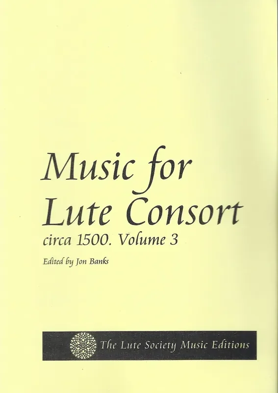 Various Music for Lute Consort circa 1500, Vol. 3