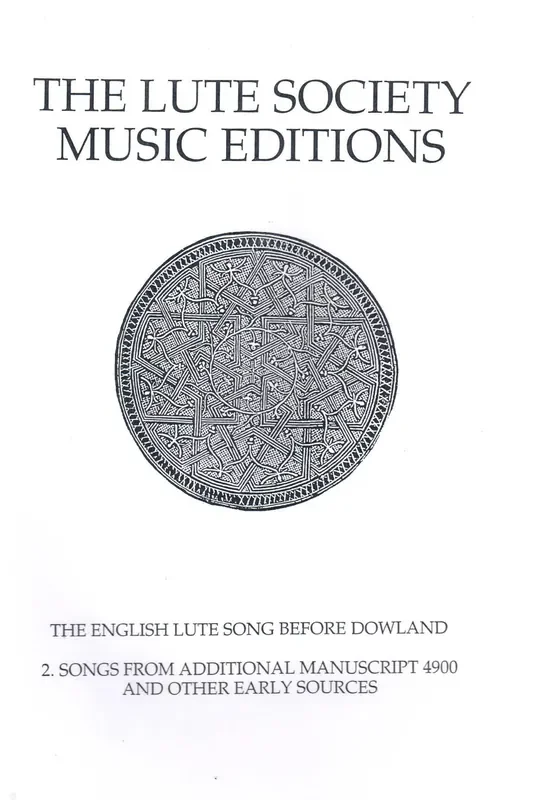 Various The English Lute Song Before Dowland, Vol. 2