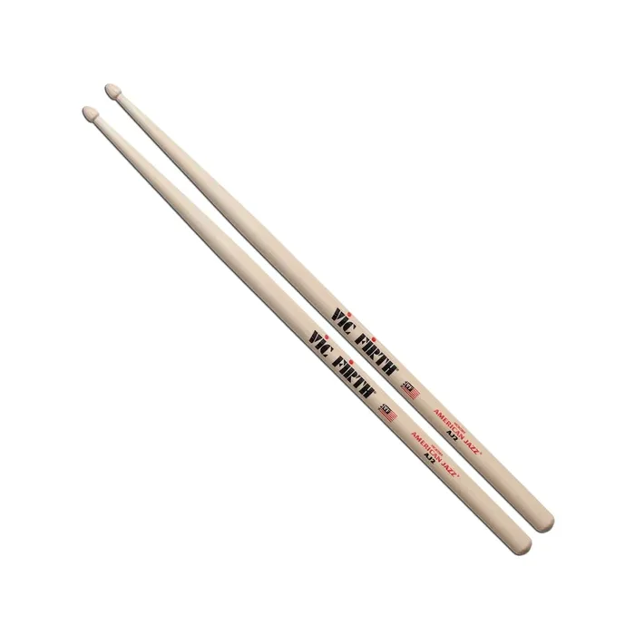 Vic Firth AJ2 Drumsticks American Jazz, Wood Tip