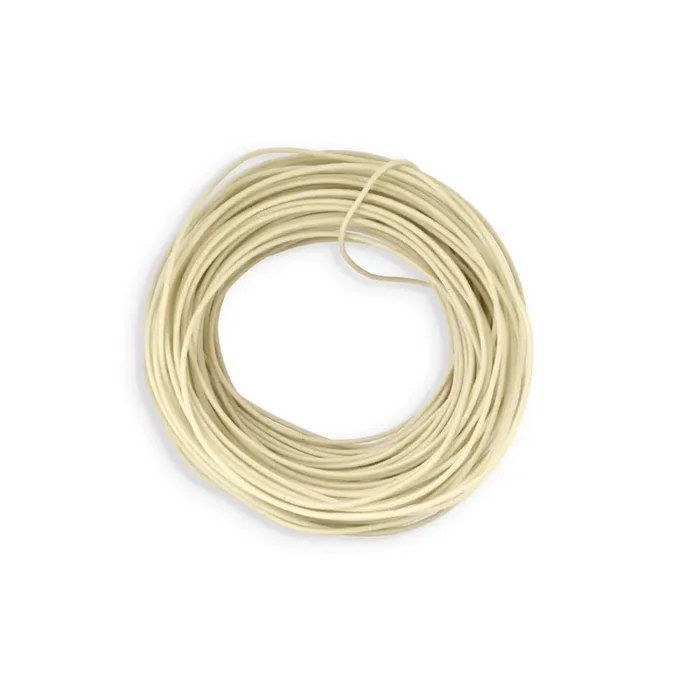 Vintage 22 Gauge Cloth-Covered Wire, Off-White – Bulk 50 Ft Length