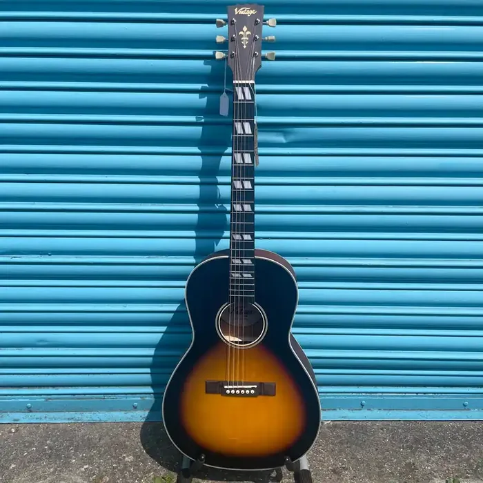 Vintage Historic Series ‘Parlour‘ Acoustic Guitar Vintage Sunburst