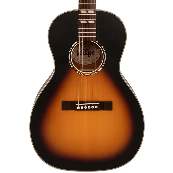 Vintage Historic Series ‘Parlour‘ Acoustic Guitar ~ Vintage Sunburst