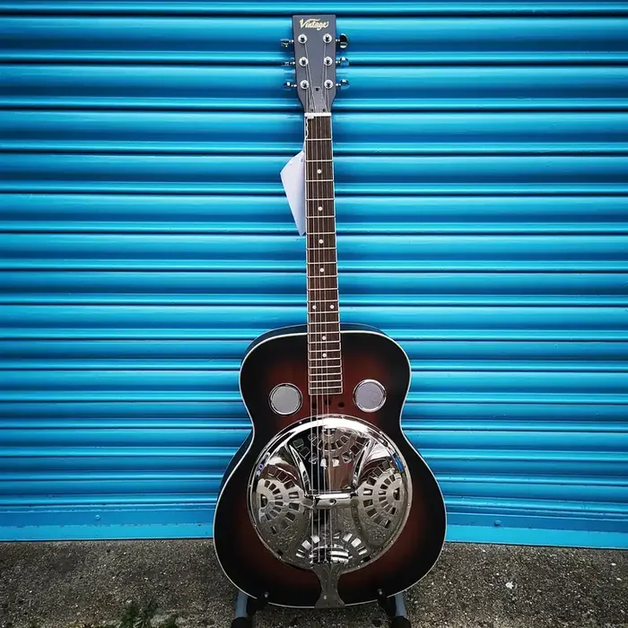 Vintage Resonator Acoustic Guitar