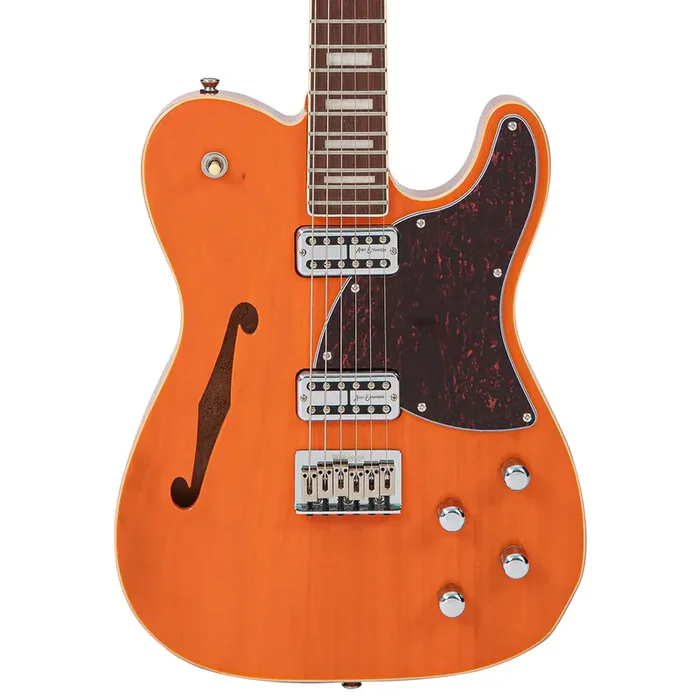 Vintage REVO Series ‘Midline‘ Electric Guitar – Translucent Orange