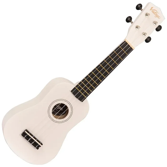 Vintage Soprano Ukulele – Satin White