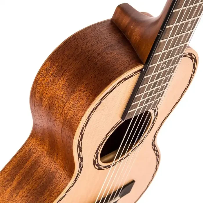 Vintage ‘Viator‘ Paul Brett Acoustic Travel Guitar ~ Nylon Strung ~ Natural