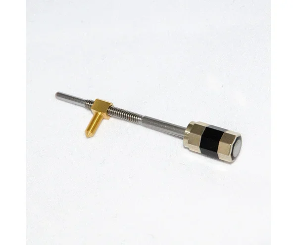 Violin Bow Frog Screw-NickelSilver/Plastic/NickleSilver