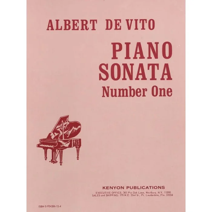 Vito, Albert De – Sonata No. 1